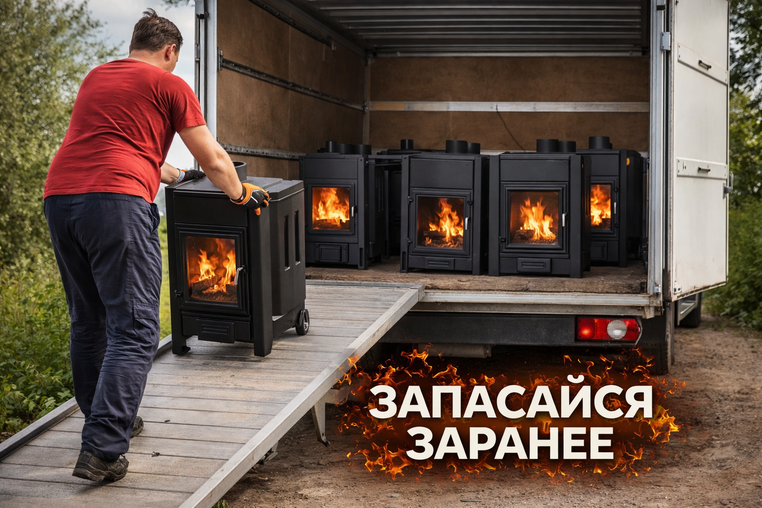 Печи в наличии